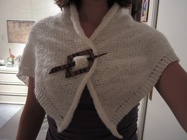Simple Stockinette Shawl