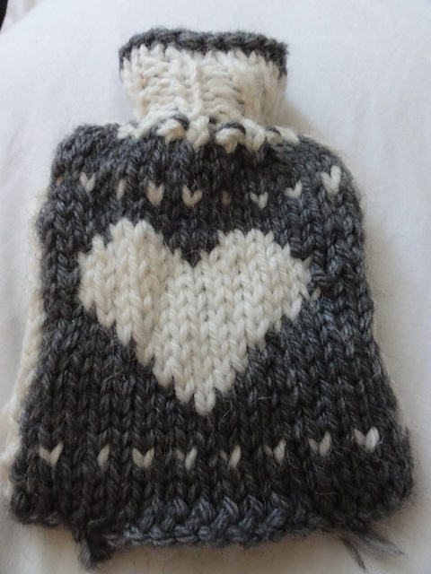 Rustic Charm Hot Water Bottle Cozy