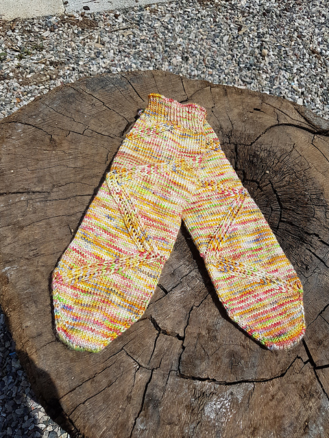 Tsambika's Rhodian Sun Socks
