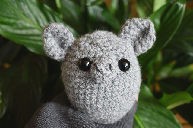 Wingless Bat Amigurumi