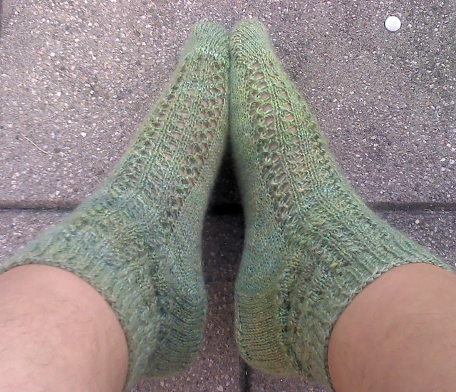 Swan Lace Socks
