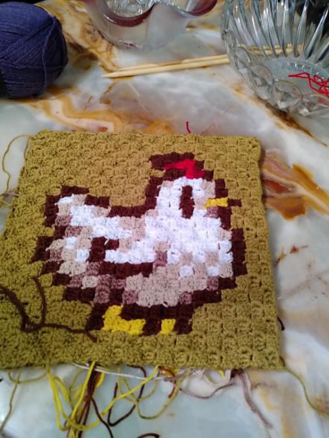 stardew valley chicken square