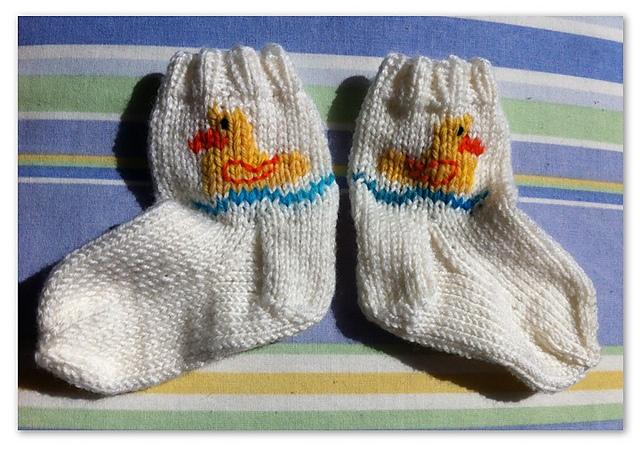 Rubber Duckie Baby Socks
