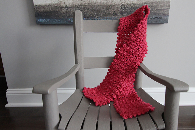 Pretty in Pink Toddler Scarf