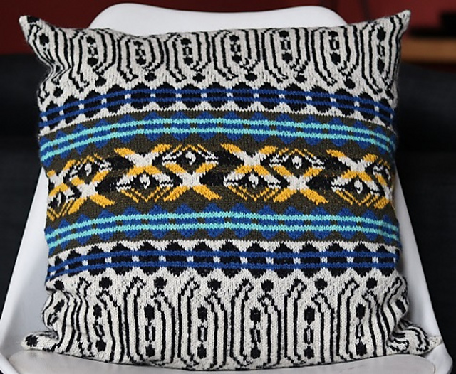 Dot Fairisle Cushion