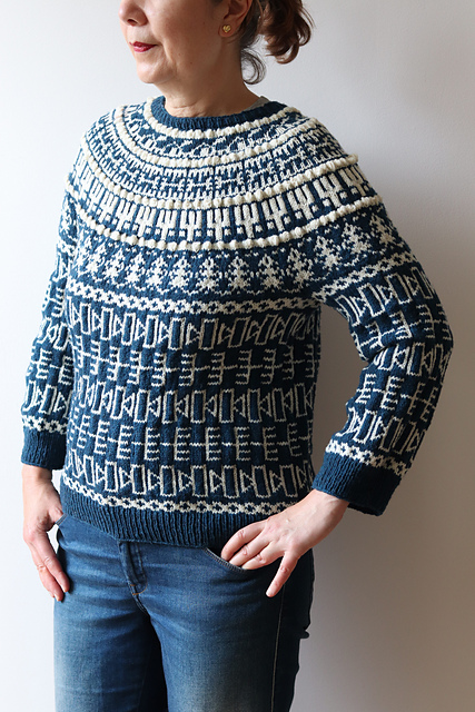Scribble Sweater for Adults