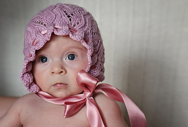 Vintage lace bonnet