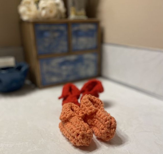 Simple Baby Booties