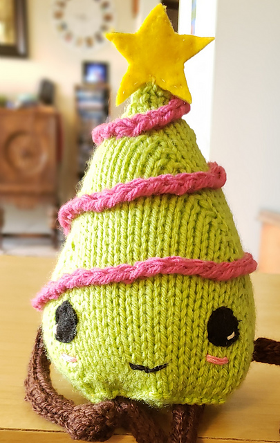 Chubby Christmas Tree Person