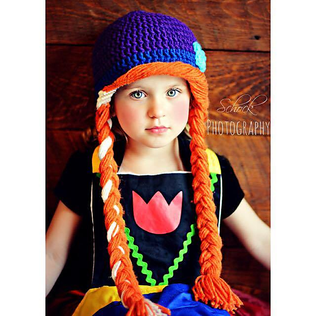 Ana from Frozen Beanie