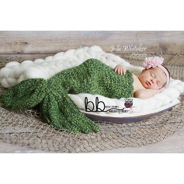 Mermaid Tail Baby Set