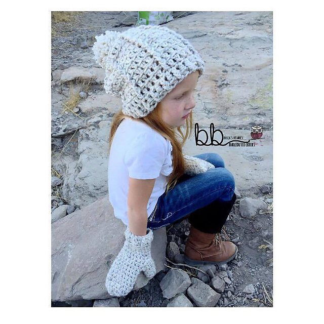 Tenley Beanie and Mitt Set