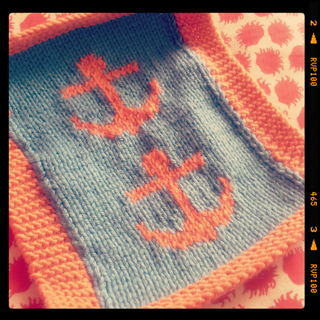 Ahoy Me Hearties Dishcloth
