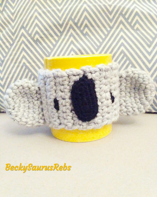 Ravelry: Koala mug sleeve pattern by BeckySaurusRebs