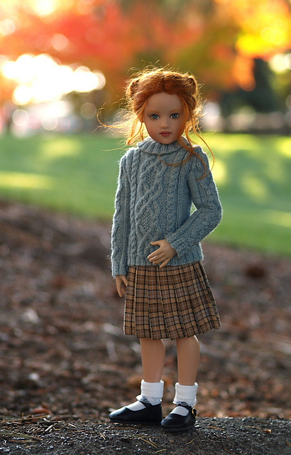 Elegant & Interwoven Sweater for Chrysalis dolls