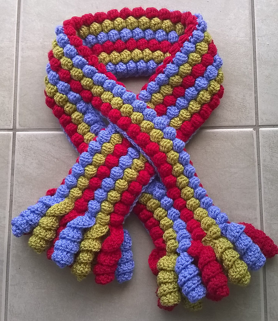 Curly Bobbles Scarf