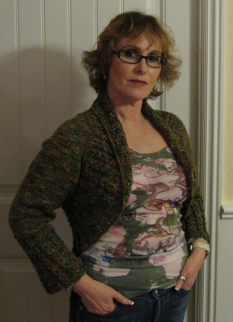 Cable Lace Shrug