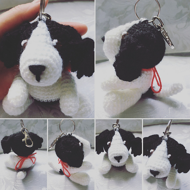 Pippa the Puppy Keyring