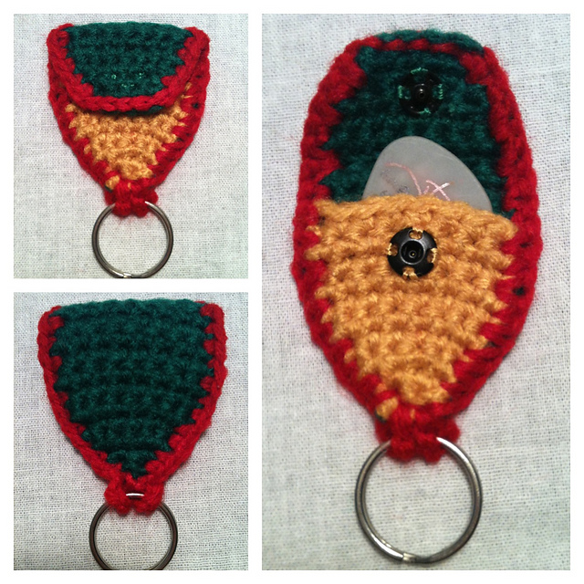 Guitar Pick Holder Keychain