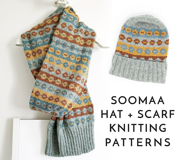 Soomaa Duo Fair Isle Hat & Scarf
