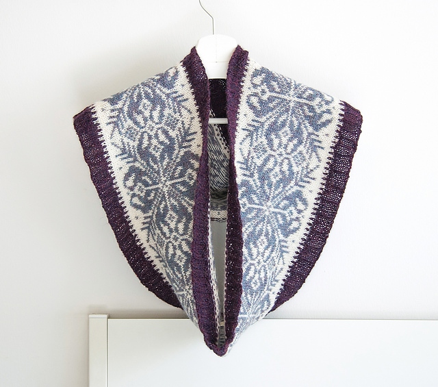 Snowflake Infinity Scarf