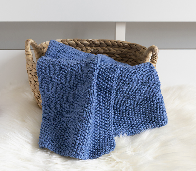 Charles Brocade Baby Blanket