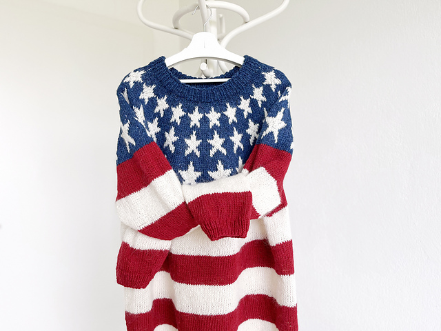 Stars and Stripes Icelandic Lopapeysa Sweater