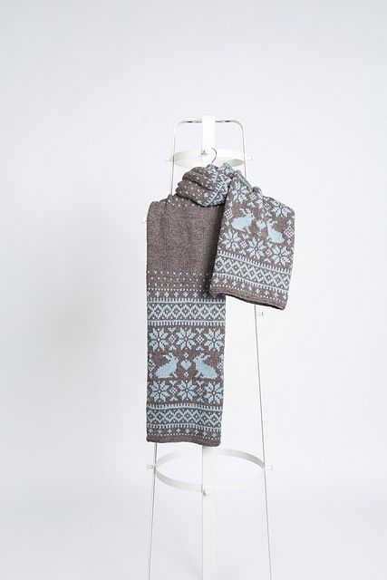 Sonka Bunny Fair Isle Scarf