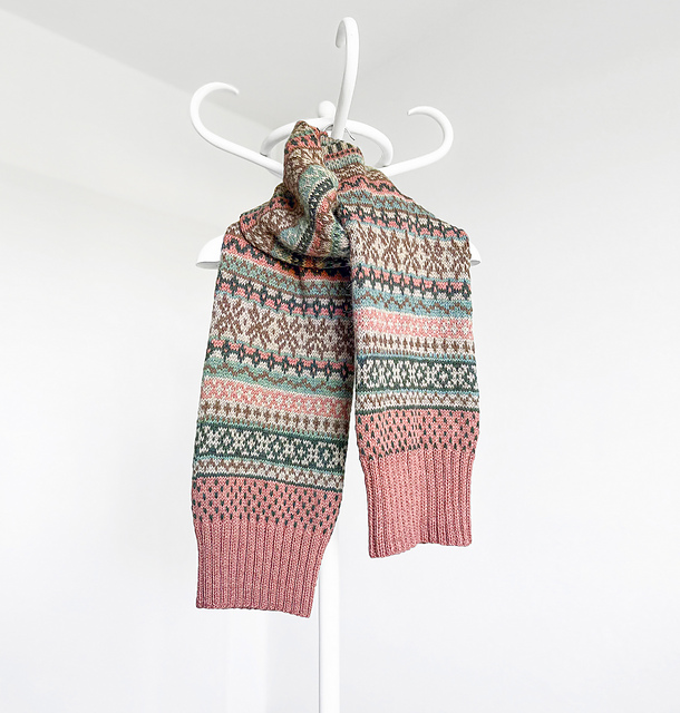 ROHUKÜLA Fair Isle Scarf