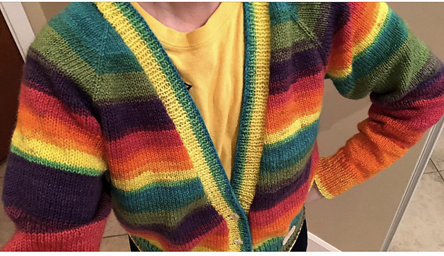 #13 Rainbow Cardigan