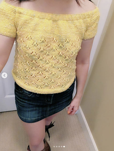 #19 Cold Shoulder Cropped Top