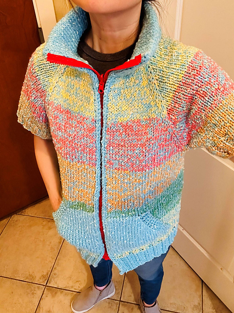 Ravelry: #41 Zip Raglan Cardigan pattern by Yuko Nagakura
