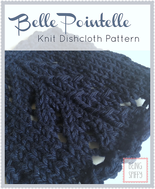 Belle Pointelle Knit Dishcloth