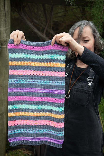 Stripe Party Cowl