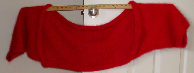 Easy Angora Shrug