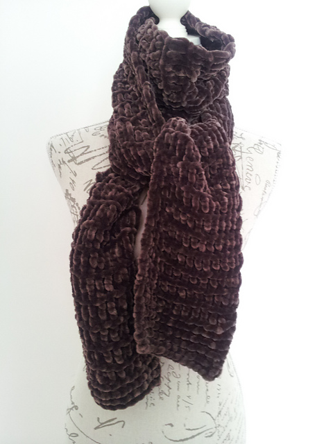 Bufanda aterciopelada / Easy Velvety Scarf