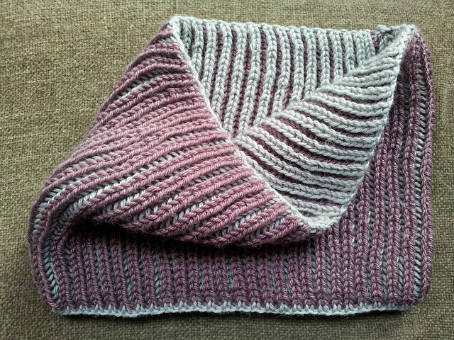 Cuello reversible dos colores/Reversible Cowl