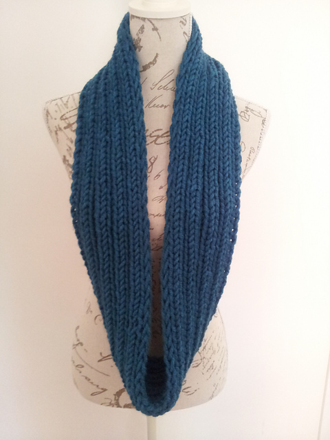 Cuello en punto elástico / Cowl in Ribbing Sticht