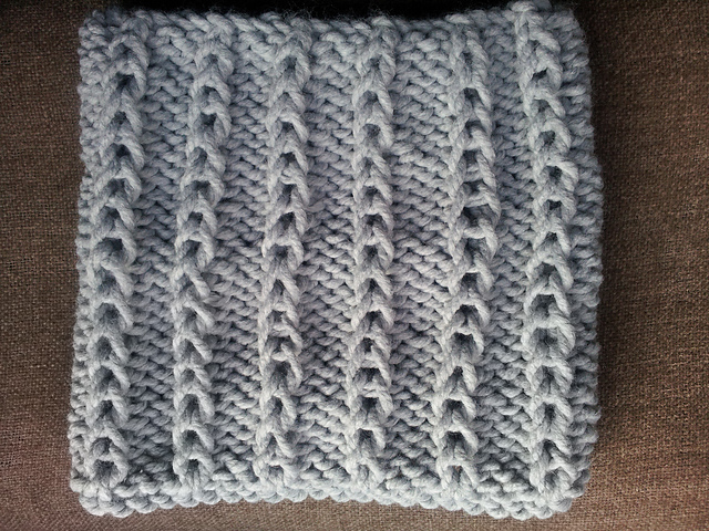 Maxi cuello gris para hombre/Maxi cowl for man
