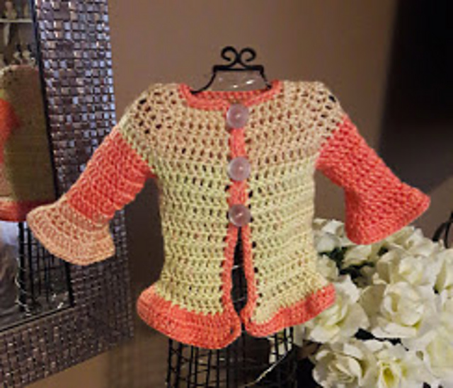 Sweater with Ruffled Edge