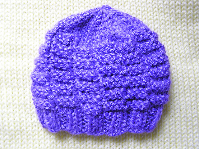Ladder Stitch Baby Hat