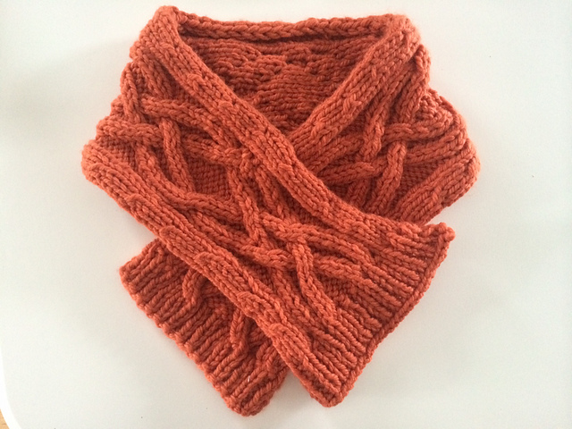 Echo Cabled Scarf