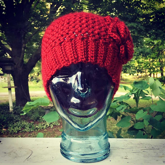Adult Size Messy Bun Beanie