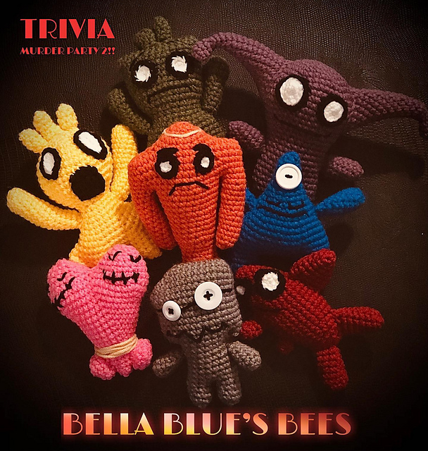 Ravelry: Trivia Murder Party 2 Dolls pattern by Corina Peckham