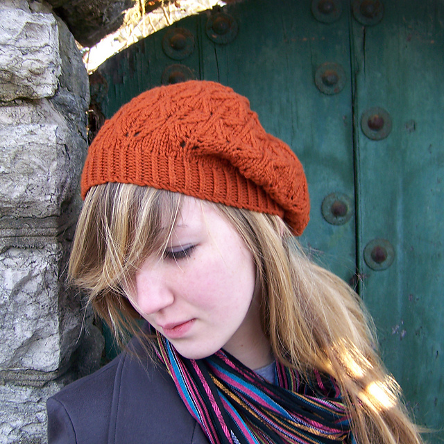 Falling Leaves Beret/Slouch Hat