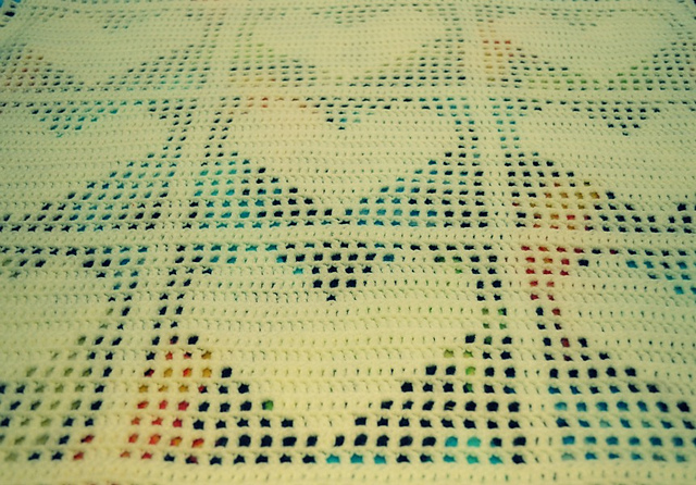Framed Hearts Afghan