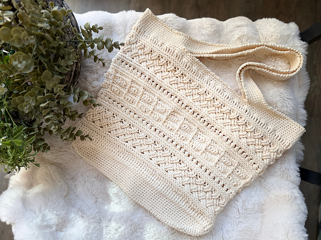 Textured Farmers Market Tote