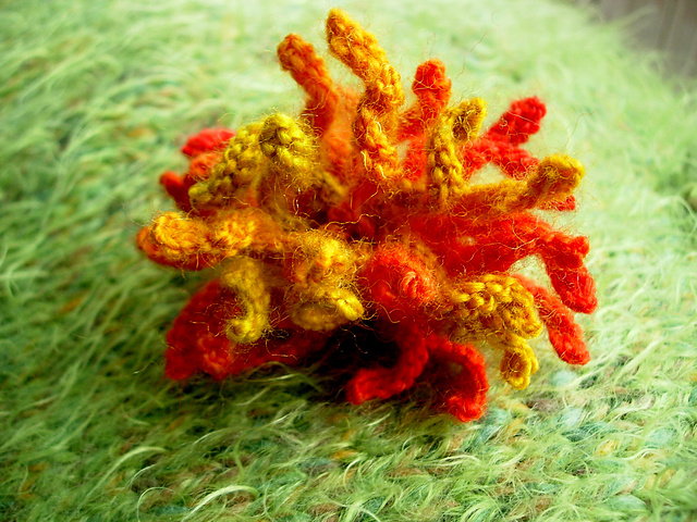 Chrysanthemum (knitted)