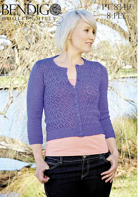 PT 8349 Ladies Lace Cardigan