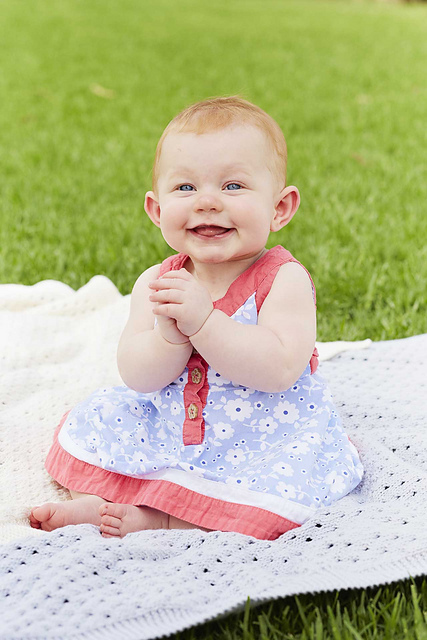PT 8351 Eyelet Baby Blanket